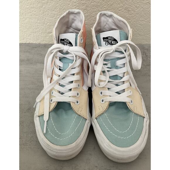 Vans Sk8 Hi MTE Hi Top Pastel Skate Tennis Shoes W 7.0 - Picture 1 of 8